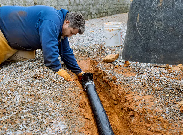 Sewer Pipe Burst Replacement in Orangeville, Ontario