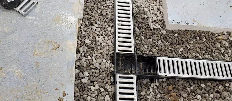 Storm Water Trench Drain Repair in Orangeville, ON
